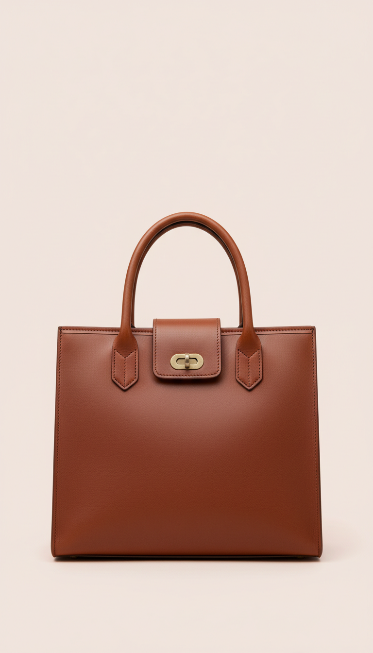 Italian Leather Top Handle Satchel